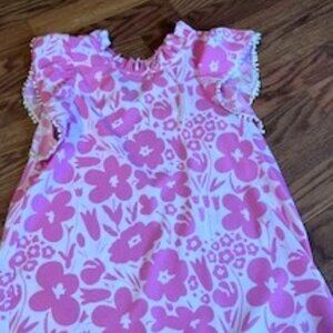 THML pink/white floral top size XS
